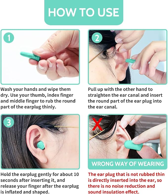 LYSIAN Ultra Soft Foam Earplugs - Image 6
