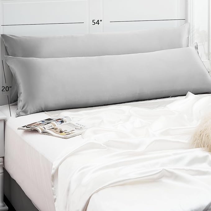Satin Body Pillow Pillowcase 1pc, Silky Body Pillow Cover Similar to Silk - Image 4