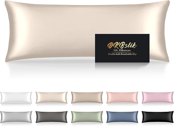 Silk Body Pillow Cases, Mulberry Silk Body Pillow Cover by HOME