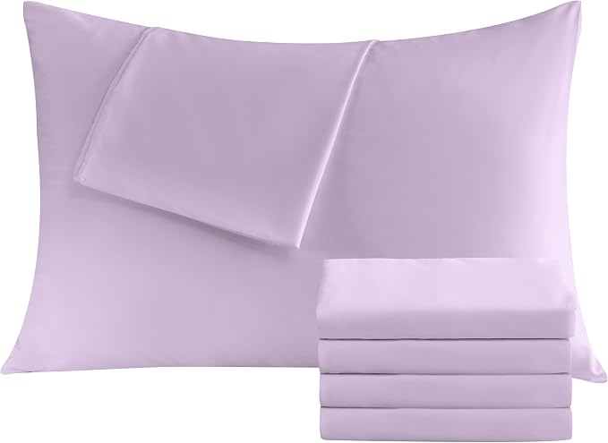 Pillowcases Queen 4 Pack, 20x30 Pillow Cases by Culve