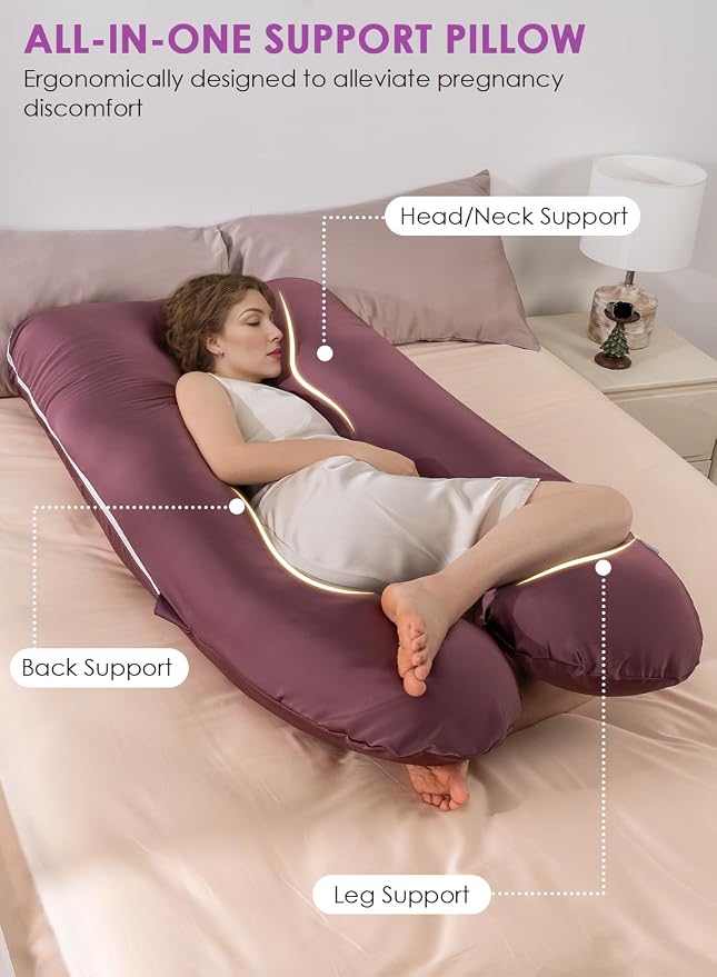 QUEEN ROSE Pregnancy Pillow, Maternity Body Pillow - Image 4