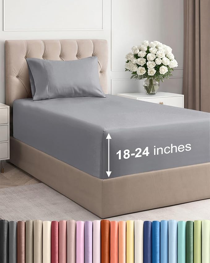 Extra Deep Twin Sheet Set by CGKUnlimited