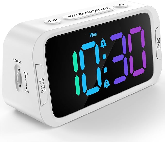 Odokee Dual Colorful Alarm Clock by Odokee