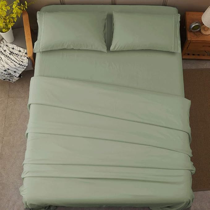 SONORO KATE Bed Sheet Set Super Soft Microfiber 1800 Thread Count Luxury - Image 8