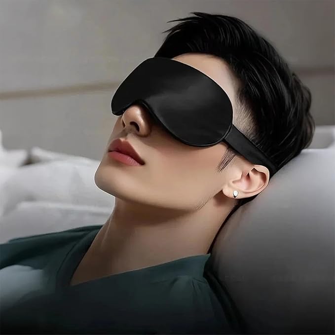 4 Pack Sleep Mask for Women & Men, 100% Blackout Silky Eye Cover, Zero Eye - Image 4