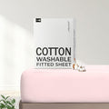 FreshCulture Pure Cotton Fitted Sheets California King Size, 300 Thread Count by FreshCulture