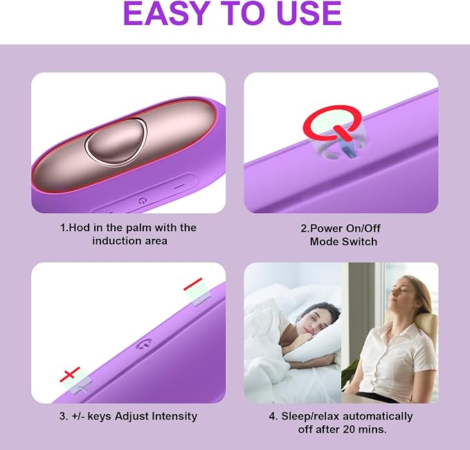 Handheld Relaxation Device – Dual-Mode Gentle Pulse Wellness Tool - Image 2