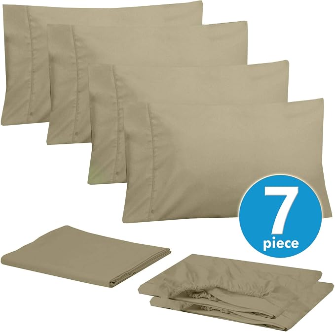 Sweet Home Collection 6 Piece 1500 Supreme Collection Brushed Microfiber Deep - Image 3