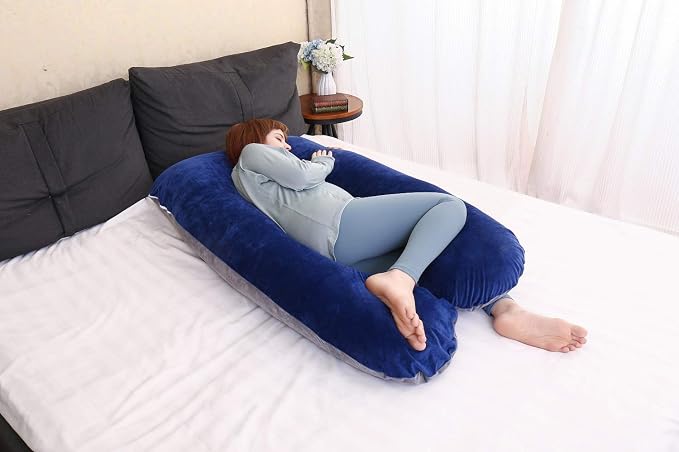MOON PINE U Shaped Pregnancy Pillow, Maternity Full Body Pillow - Image 4