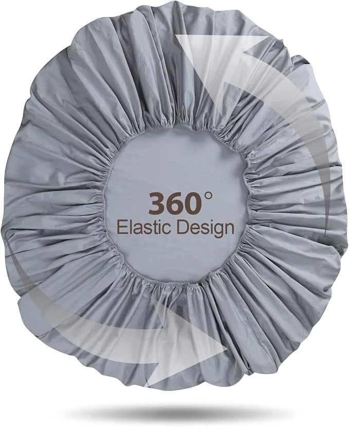 100% Egyptian Cotton Fitted Sheet Twin XL/Split King Size, 600 Thread Count - Image 8
