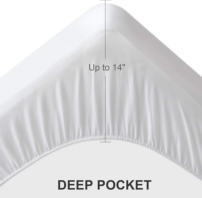 Twin Extra Long Mattress Pad Waterproof Protector, Twin XL Mattress Protector - Image 7