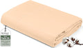 Royale Linens 100% Organic Cotton Twin XL Flat Sheet Only by ROYALELINENS