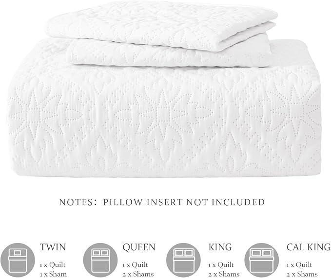 Exclusivo Mezcla Queen Quilt Bedding Set, Lightweight Soft Bedspreads Coverlets - Image 6