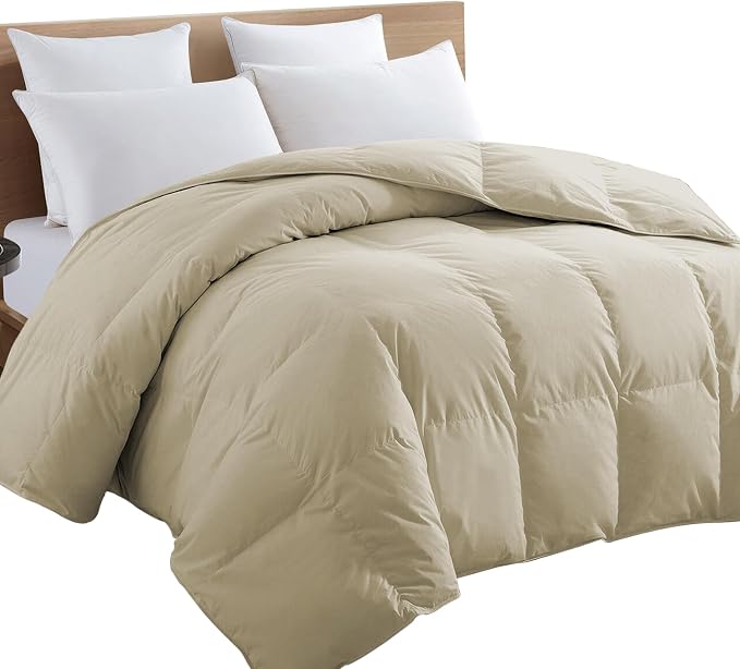 TEXARTIST Premium 2100 Series Twin Comforter All Season Breathable Beige - Image 7