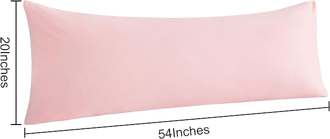 NTBAY Body Pillow Cases Set of 2, 2 Pack Brushed Microfiber 20x54 Pillow Cases - Image 6