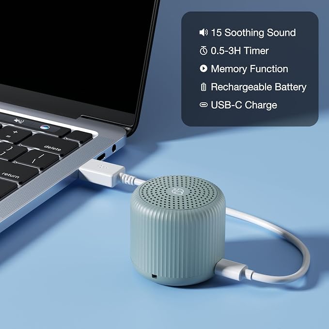 White Noise Machine Baby Portable Sound Machine, LEICEX Travel Sound Machine - Image 6