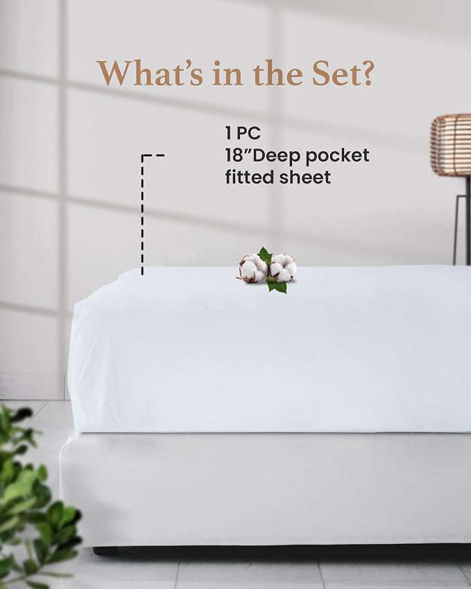 Good Sleep Bedding Twin XL Fitted Sheet Only - Image 3