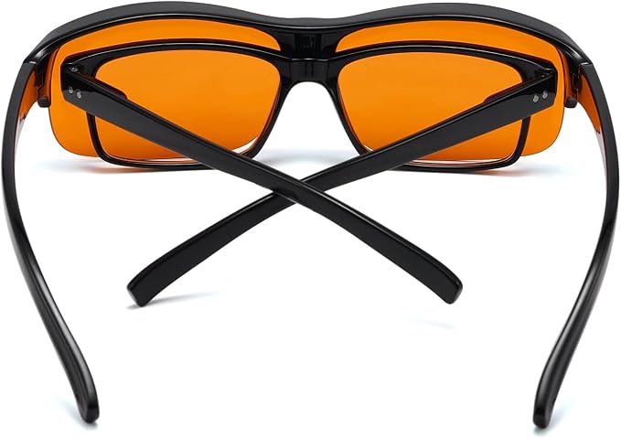 Eyekepper 100% Anti-Blue Light Blocking Fitover Glasses Wear Over Computer - Image 3