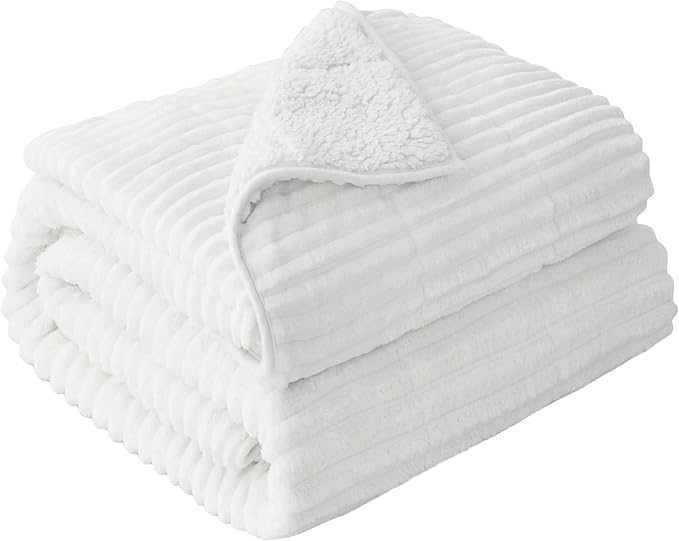 Sherpa Fleece Weighted Blanket by EazfyPro