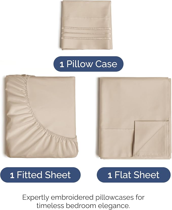 Twin Size 3 Piece Sheet Set - Image 2