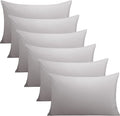 FLXXIE 6 Pack Microfiber Queen Pillowcases, Ultra Soft and Wrinkle, Fade by FLXXIE