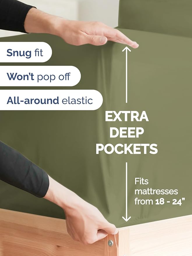 Extra Deep Split King Sheet Set - Image 3