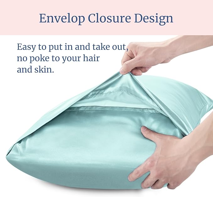 BEDELITE Satin Pillowcase for Hair and Skin, Super Soft and Cooling Similar to - Image 6