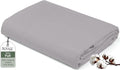Royale Linens 100% Organic Cotton Full Flat Sheet Only by ROYALELINENS