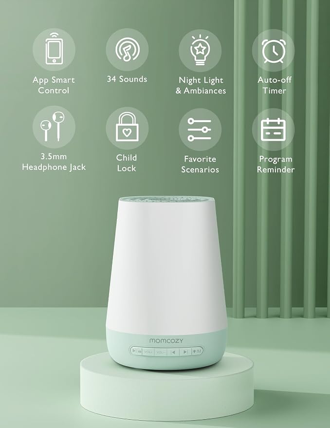 Baby Sound Machine, Momcozy White Noise Machine - Image 2