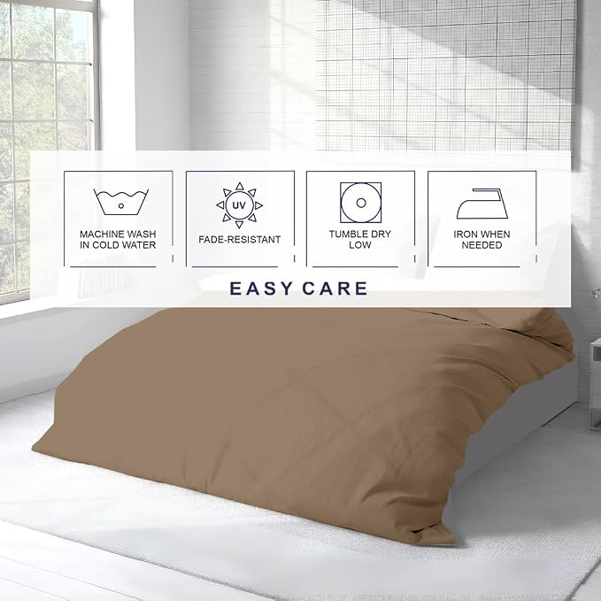 Kotton Culture 3 Pc Twin XL/Twin Duvet Cover Set-100% Egyptian Cotton 600 - Image 6