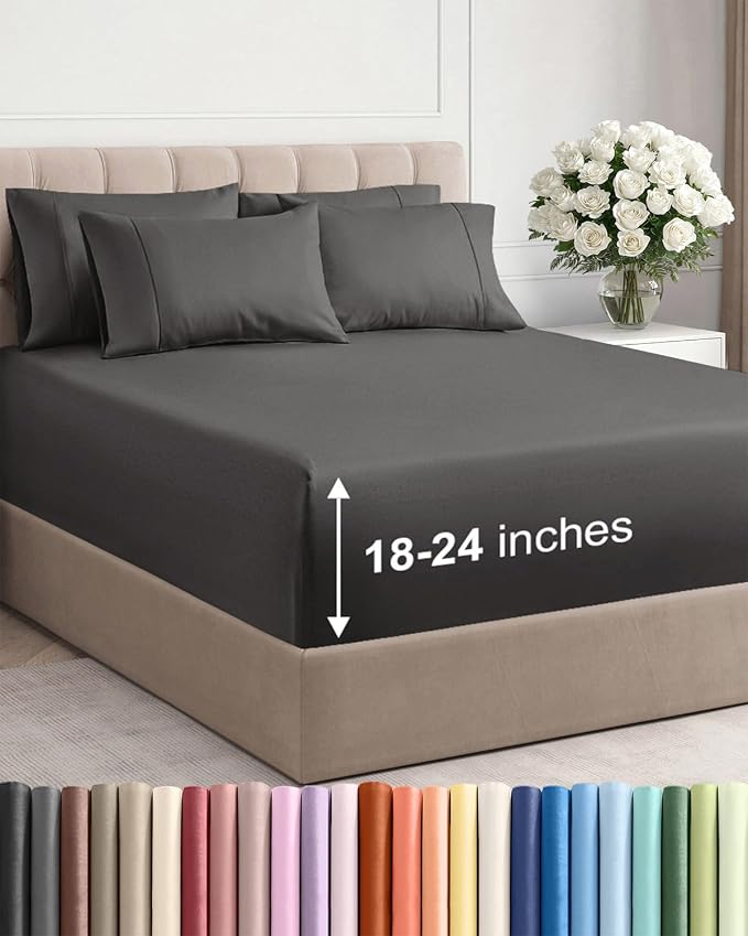 Extra Deep Cal King Sheet Set by CGKUnlimited