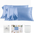 PROMEED 100% Mulberry Silk Pillowcase Set of 2, Both Sides Natural Silk Pillow by PromeedTextile