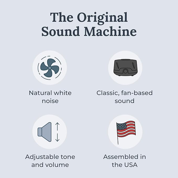 Yogasleep Dohm Classic The Original White Noise Machine, Soothing Natural Sound - Image 2