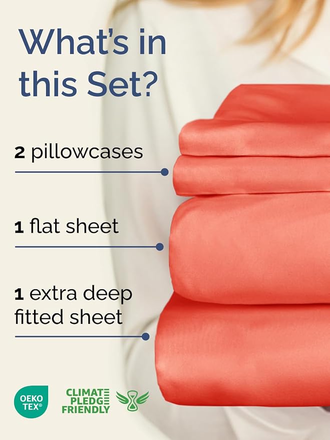 Extra Deep Twin Sheet Set - Image 2