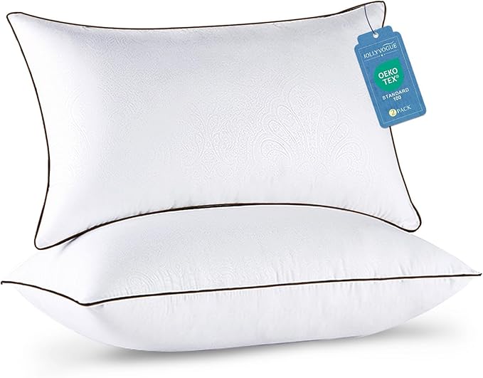 JOLLYVOGUE Pillows Queen Size Set of 2 by JOLLYVOGUE