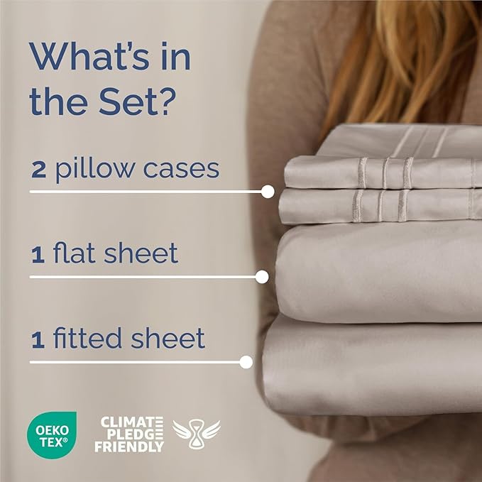 King Size 4 Piece Sheet Set - Image 2