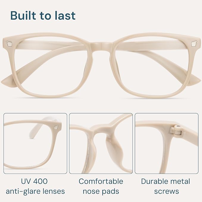 Gaoye Milky Blue Light Glasses for Computer & Gaming - Image 6