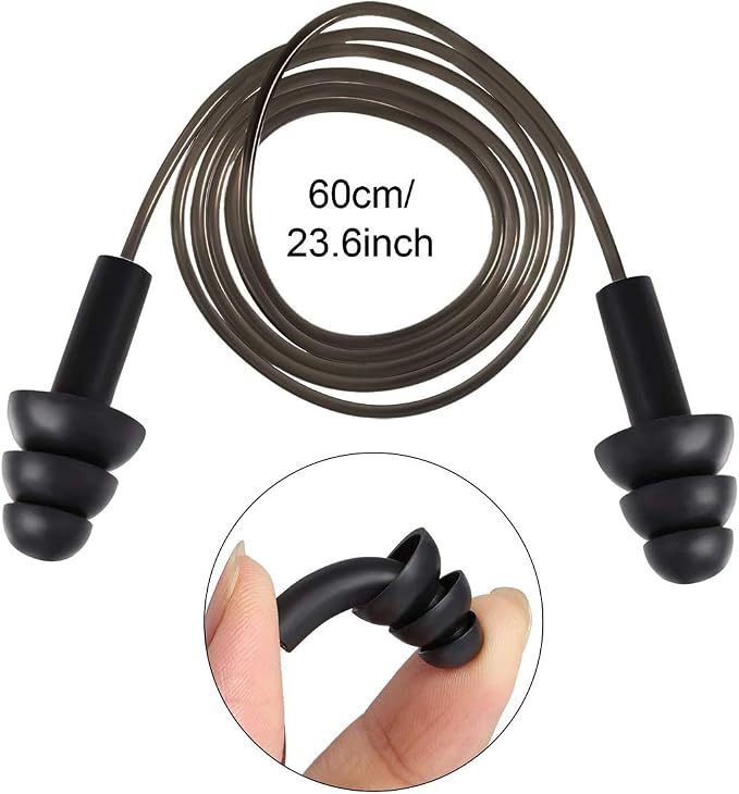 Ear Plugs for Sleeping, 16 Pairs Noise Canceling Soft Reusable Silicone - Image 5
