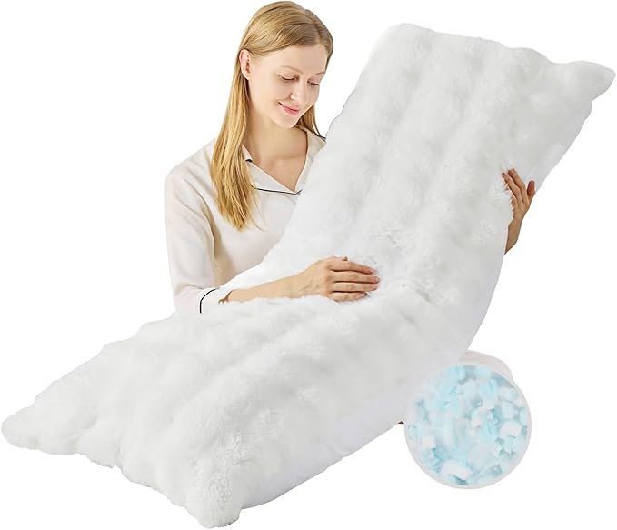 YZ HOME Faux Fur Fluffy Body Pillow by YZHOME