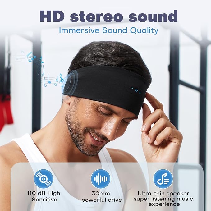 Sleep Headphones Bluetooth Headband - Image 3