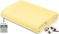 Royale Linens 100% Organic Cotton Queen Flat Sheet Only by ROYALELINENS
