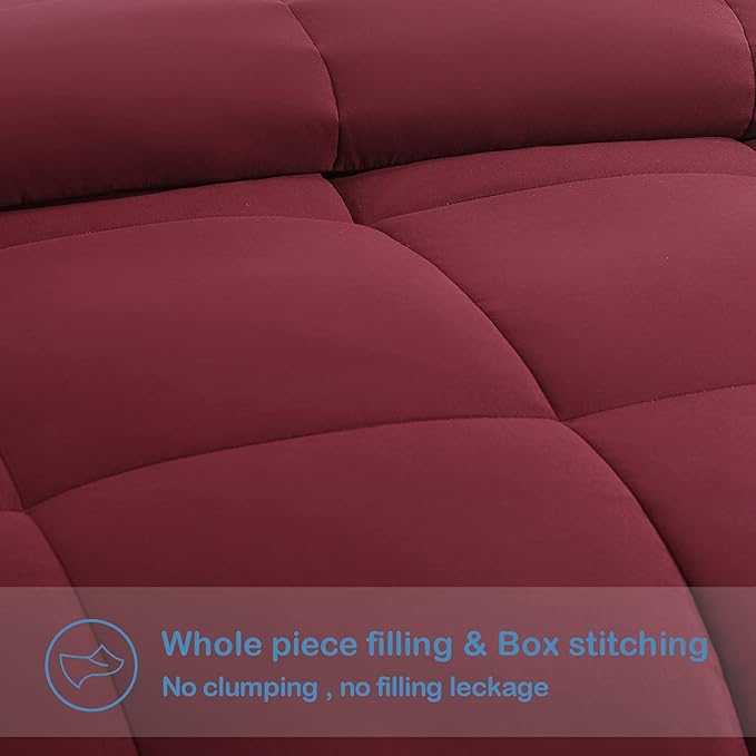EASELAND Oversized Queen Down Alternative Comforter - Image 3