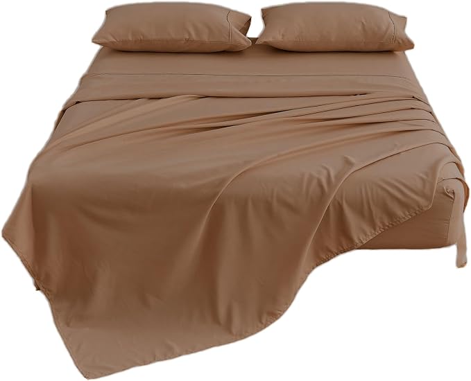 Kingnex Oversized King Flat Sheet 132x110 - Image 5