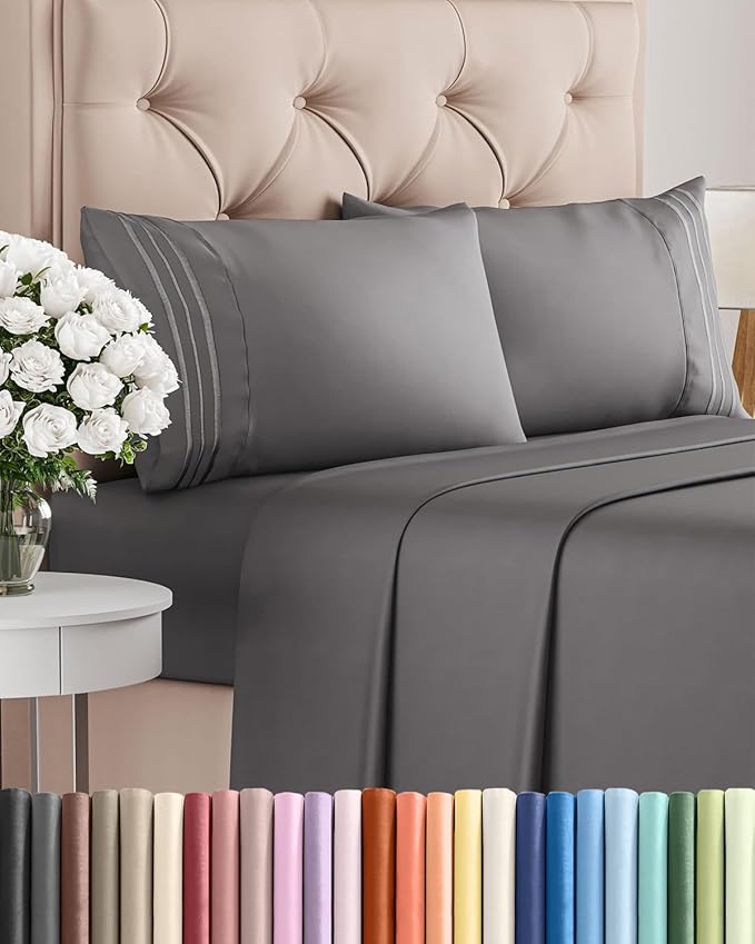 King Size 4 Piece Sheet Set by CGKUnlimited