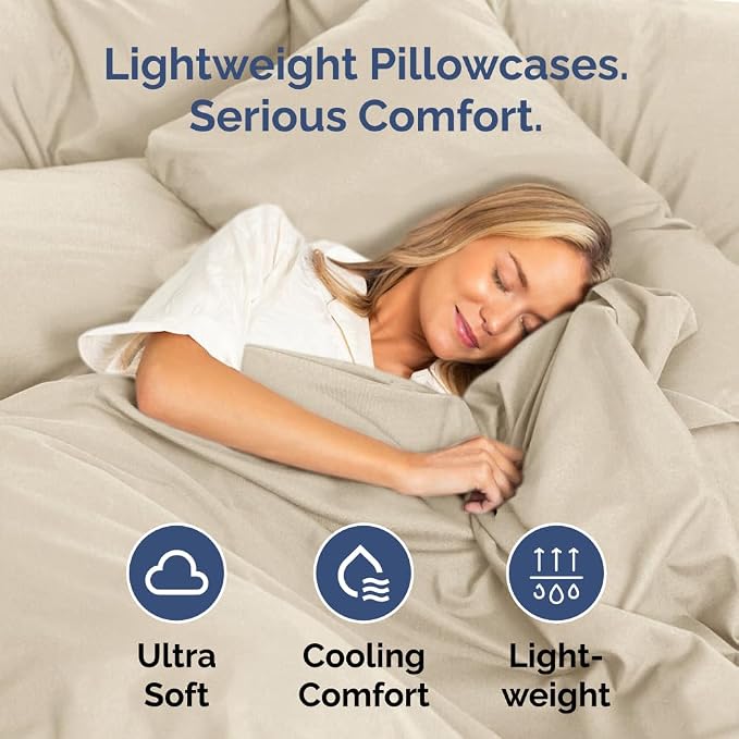 Body Pillowcases Set of 2-20x54 Long Body Pillow Case - Image 3