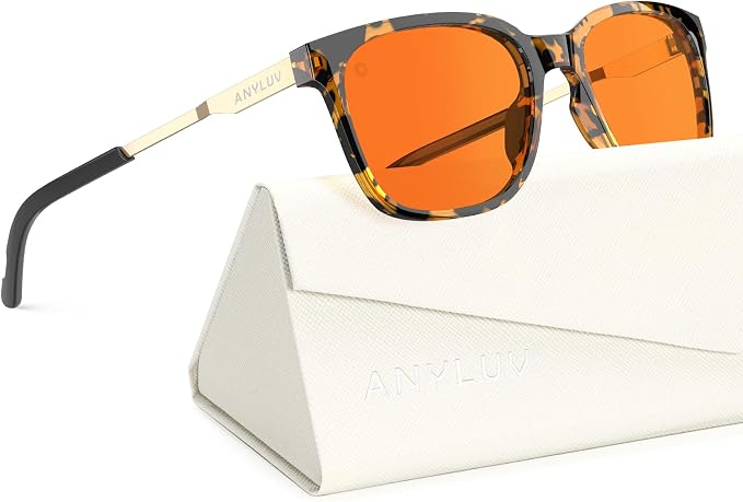 ANYLUV Blue Light Glasses for Men, Lightweight Computer Gaming Glasses by ANYLUV