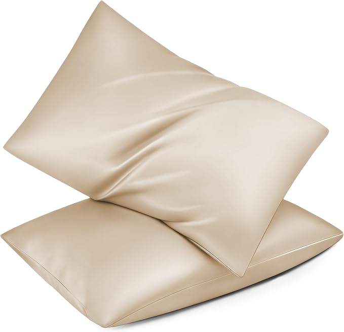 MR&HM Breathable Toddler Pillowcase 13"x18" Travel Pillow Case Set of 2 by MRHM