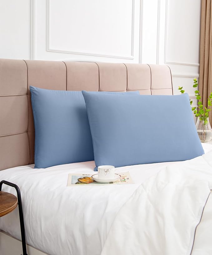 Warmstar Cotton Pillow Cases King Size Set of 2, 600 Thread Count Pillowcases - Image 7