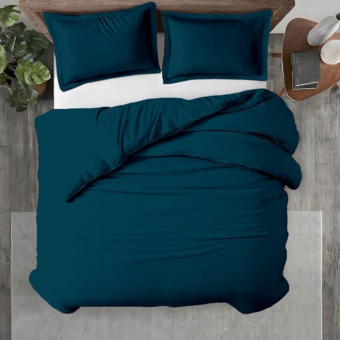 Kotton Culture 1 Pc California King Duvet Cover Only-100% Egyptian Cotton 600 by KottonCulture