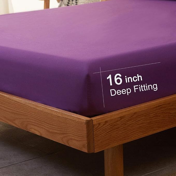 SONORO KATE Bed Sheet Set Super Soft Microfiber 1800 Thread Count Luxury - Image 6